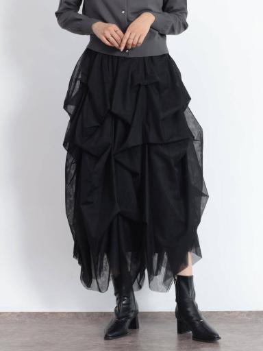 25SS junya watanabe チュール　ベルトスカート デニム×チュール | MUSTY NEW BLOG