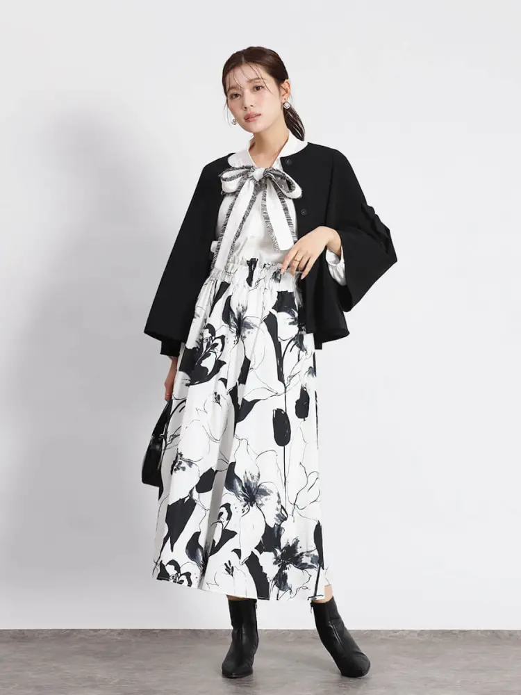 フラワープリントフレアスカート - FENNEL - FENNEL｜YAMADAYA STORE