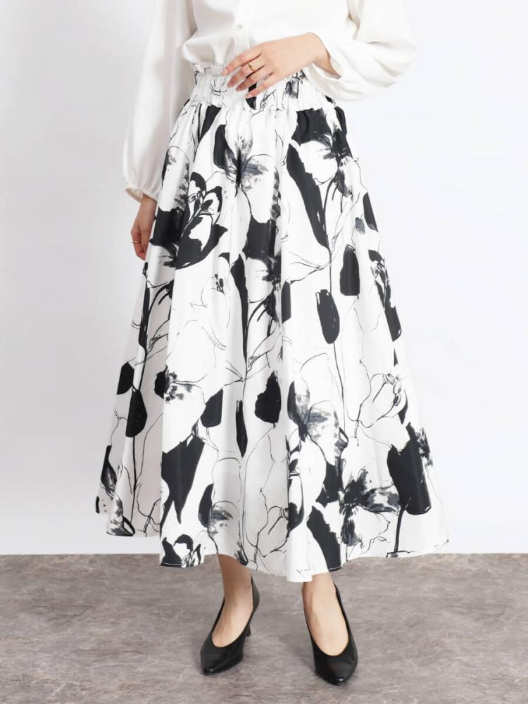 フラワープリントフレアスカート - FENNEL - FENNEL｜YAMADAYA STORE