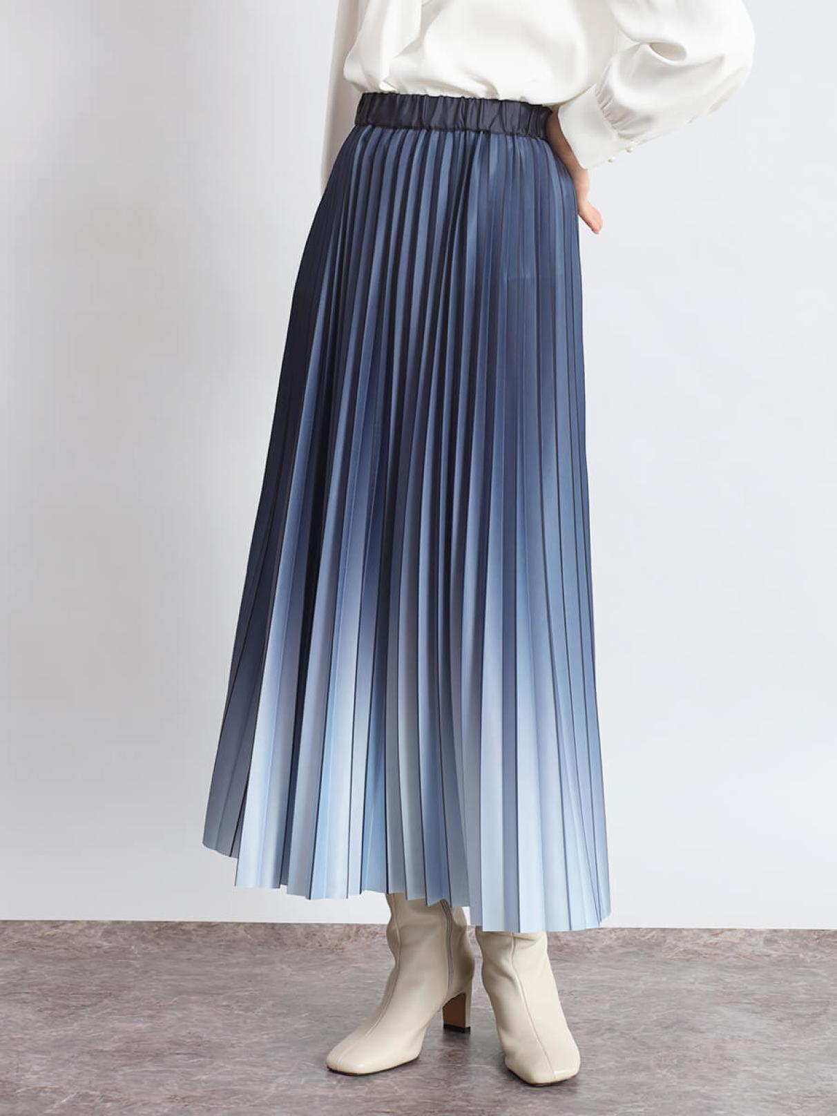 グラデーションプリーツスカート - FENNEL - FENNEL｜YAMADAYA STORE