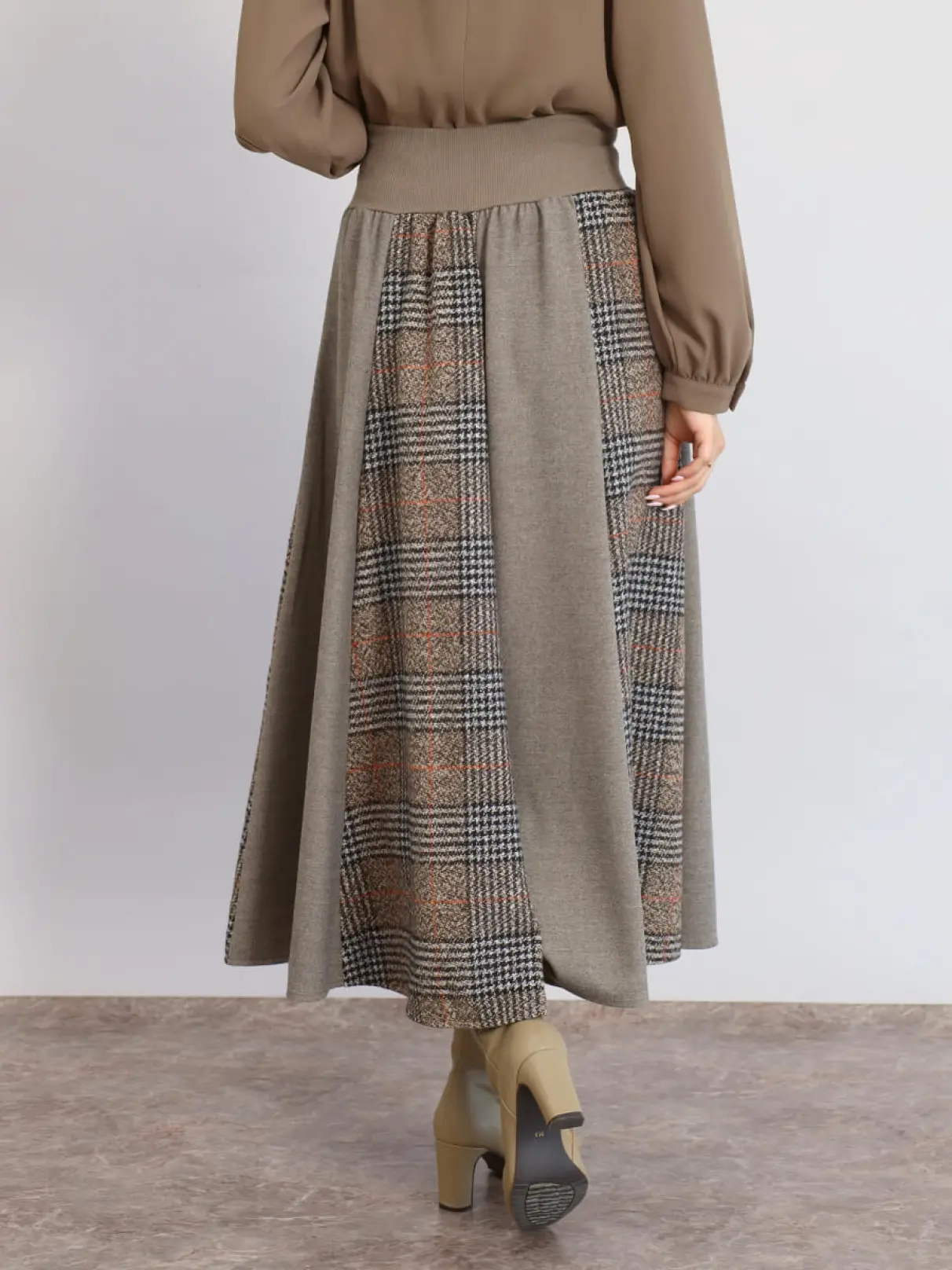 グレンチェックフレアスカート - FENNEL - FENNEL｜YAMADAYA STORE