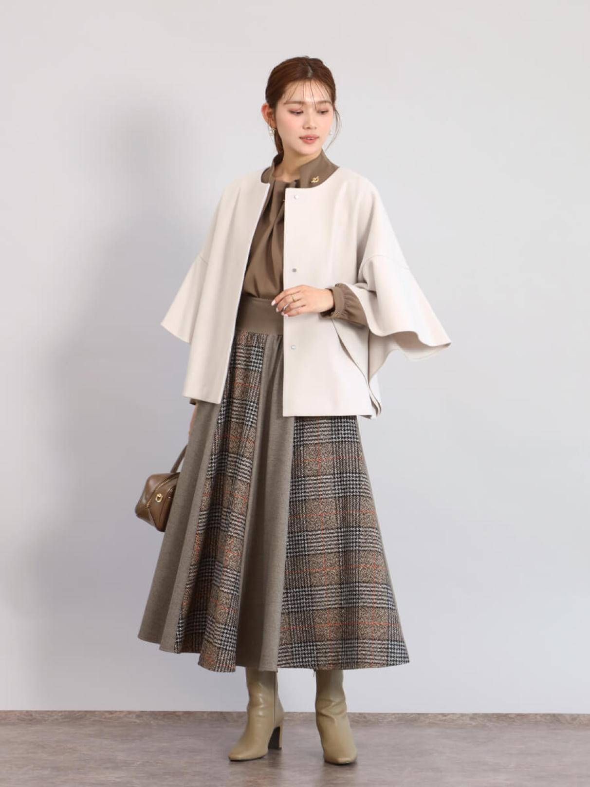 グレンチェックフレアスカート - FENNEL - FENNEL｜YAMADAYA STORE