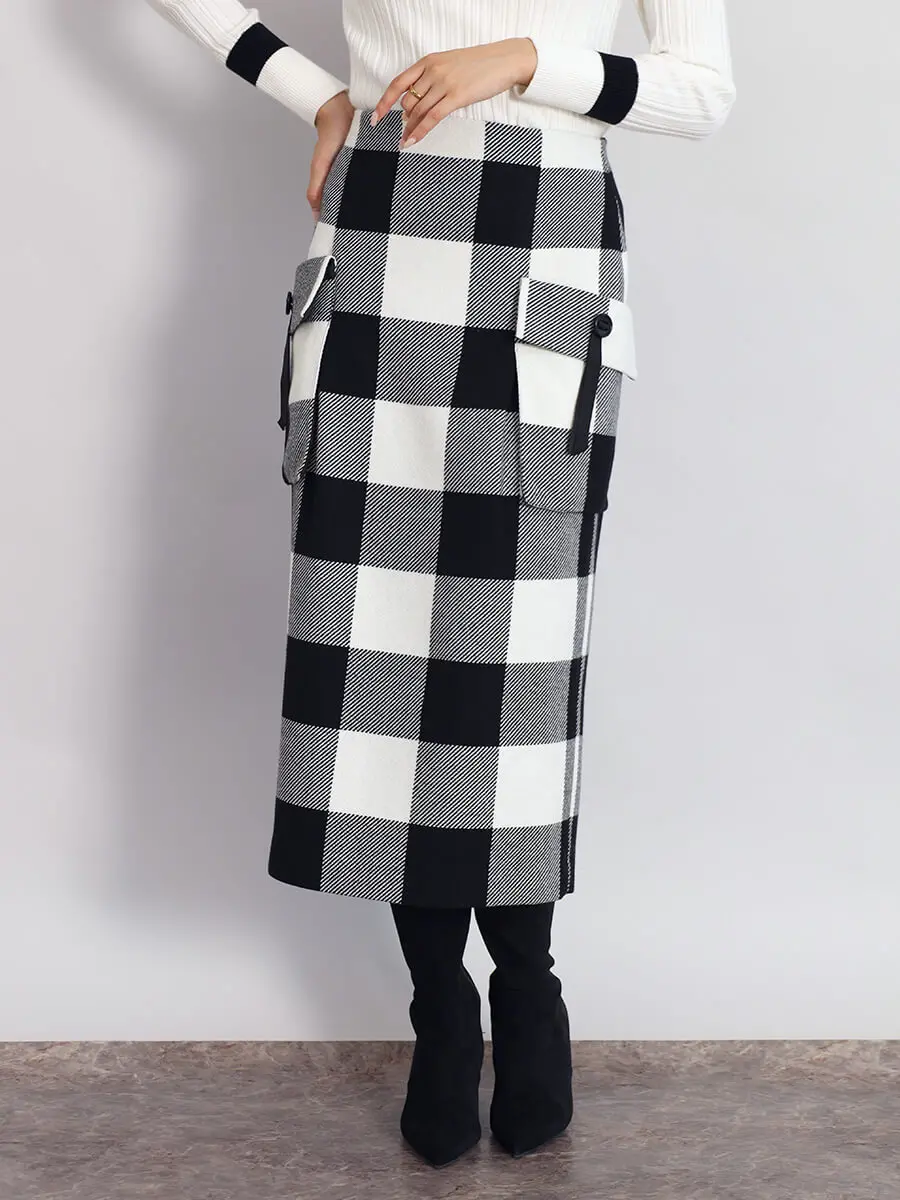 ロンハーマンsz blockprints ブロックチェック柄タイトスカート XS ブロックチェックタイトスカート - FENNEL - FENNEL｜YAMADAYA STORE