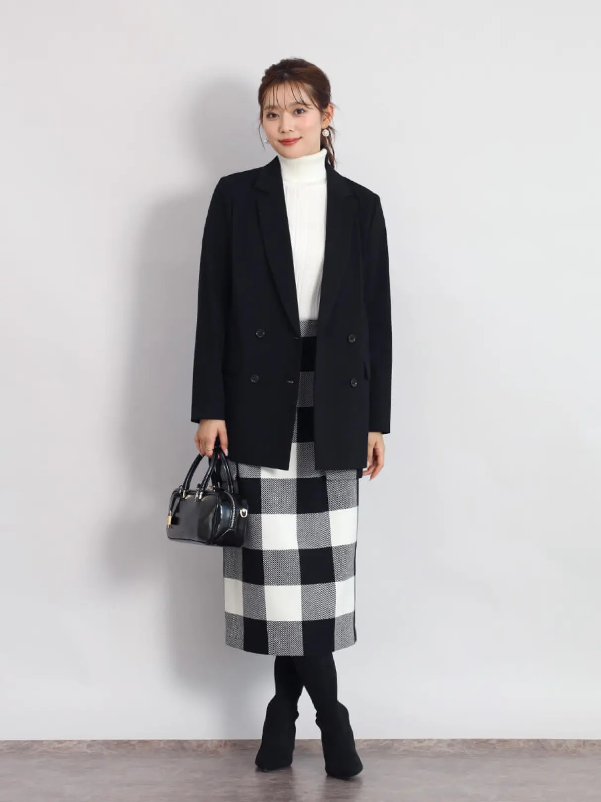 ブロックチェックタイトスカート - FENNEL - FENNEL｜YAMADAYA STORE