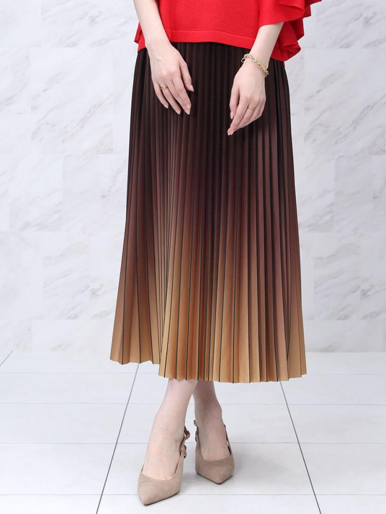 グラデーションプリーツスカート - FENNEL - FENNEL｜YAMADAYA STORE
