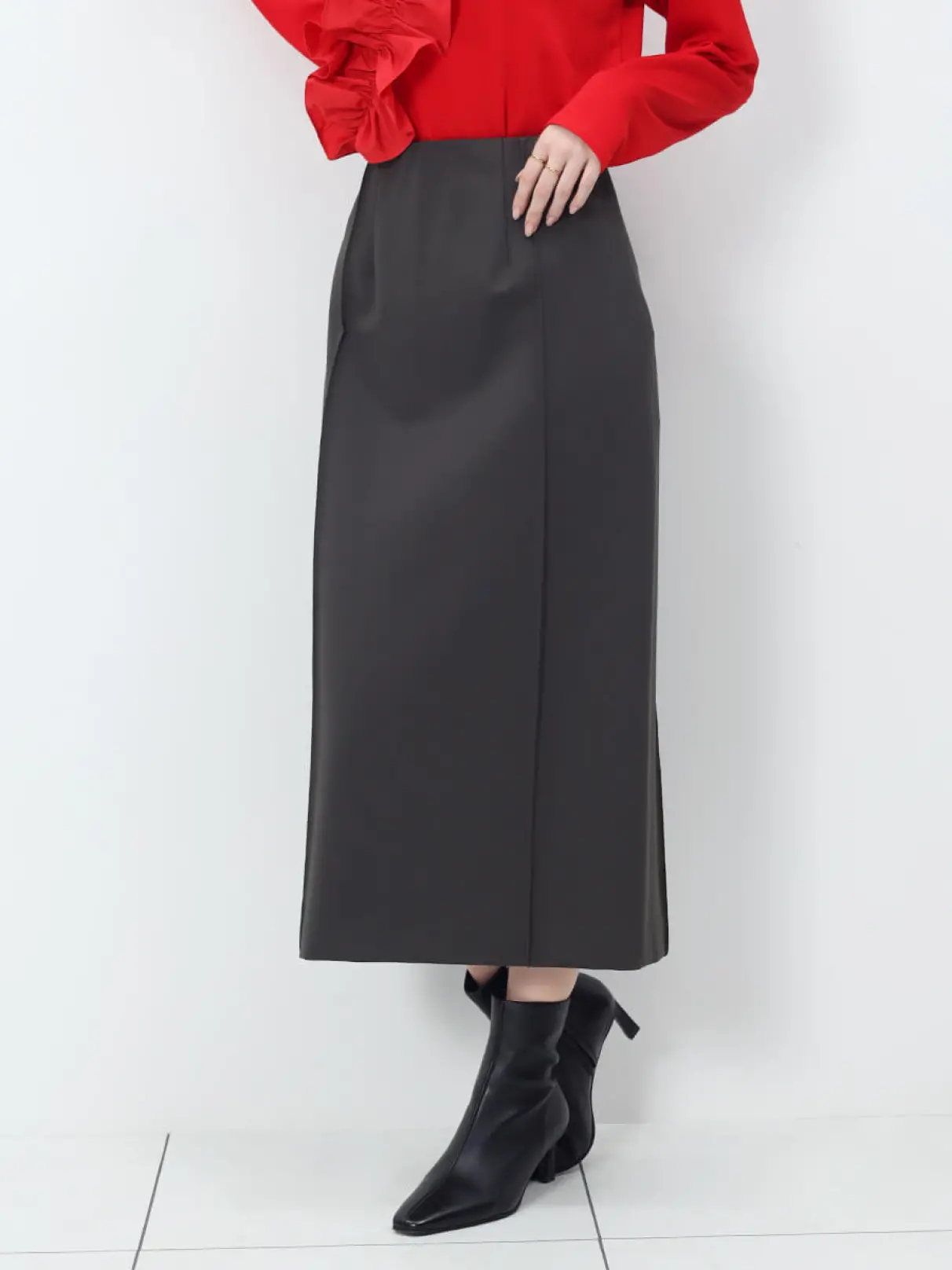 ストレッチピンタックナロースカート - FENNEL - FENNEL｜YAMADAYA STORE