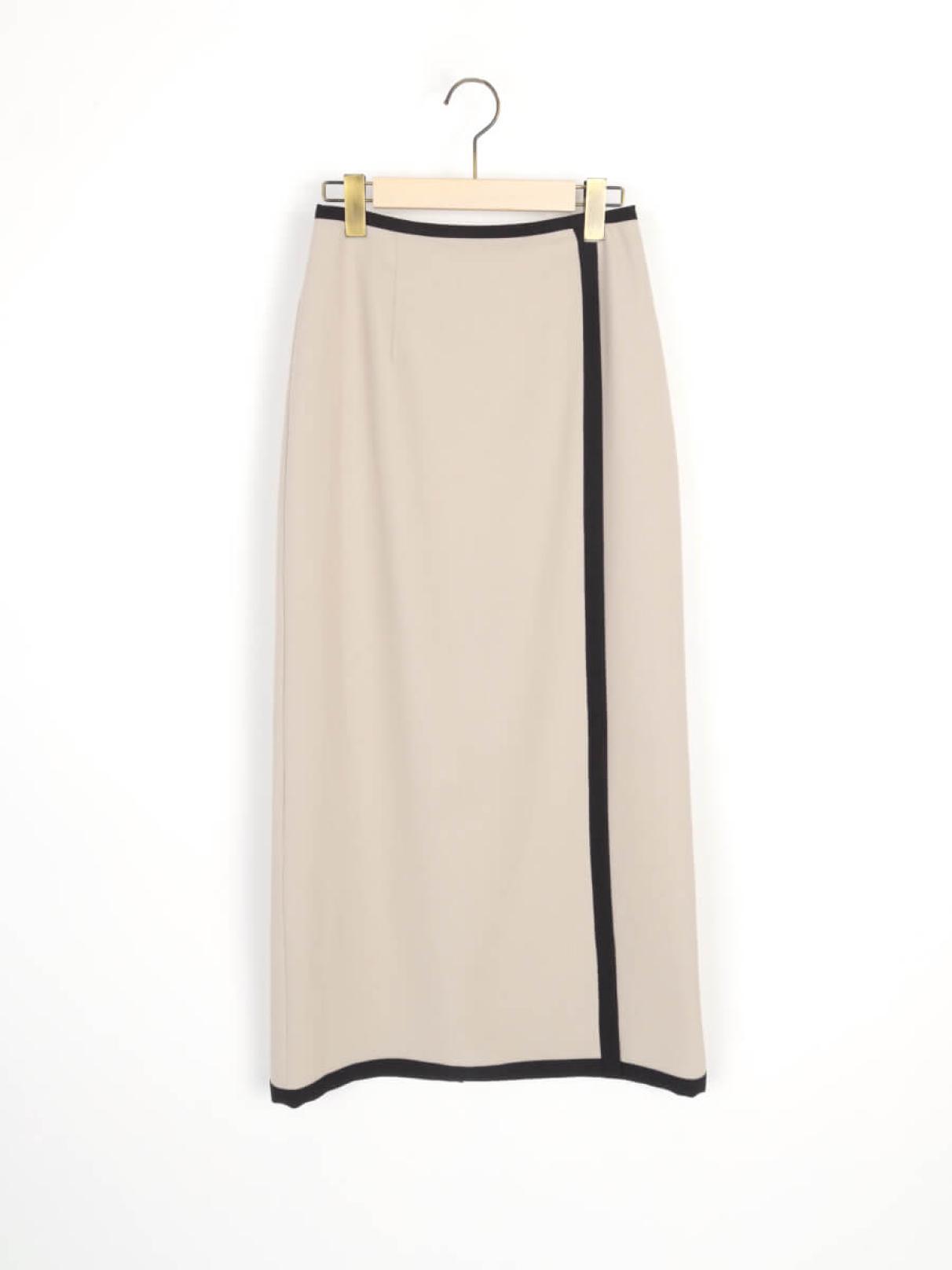 配色ラップ風ナロースカート - FENNEL - FENNEL｜YAMADAYA STORE