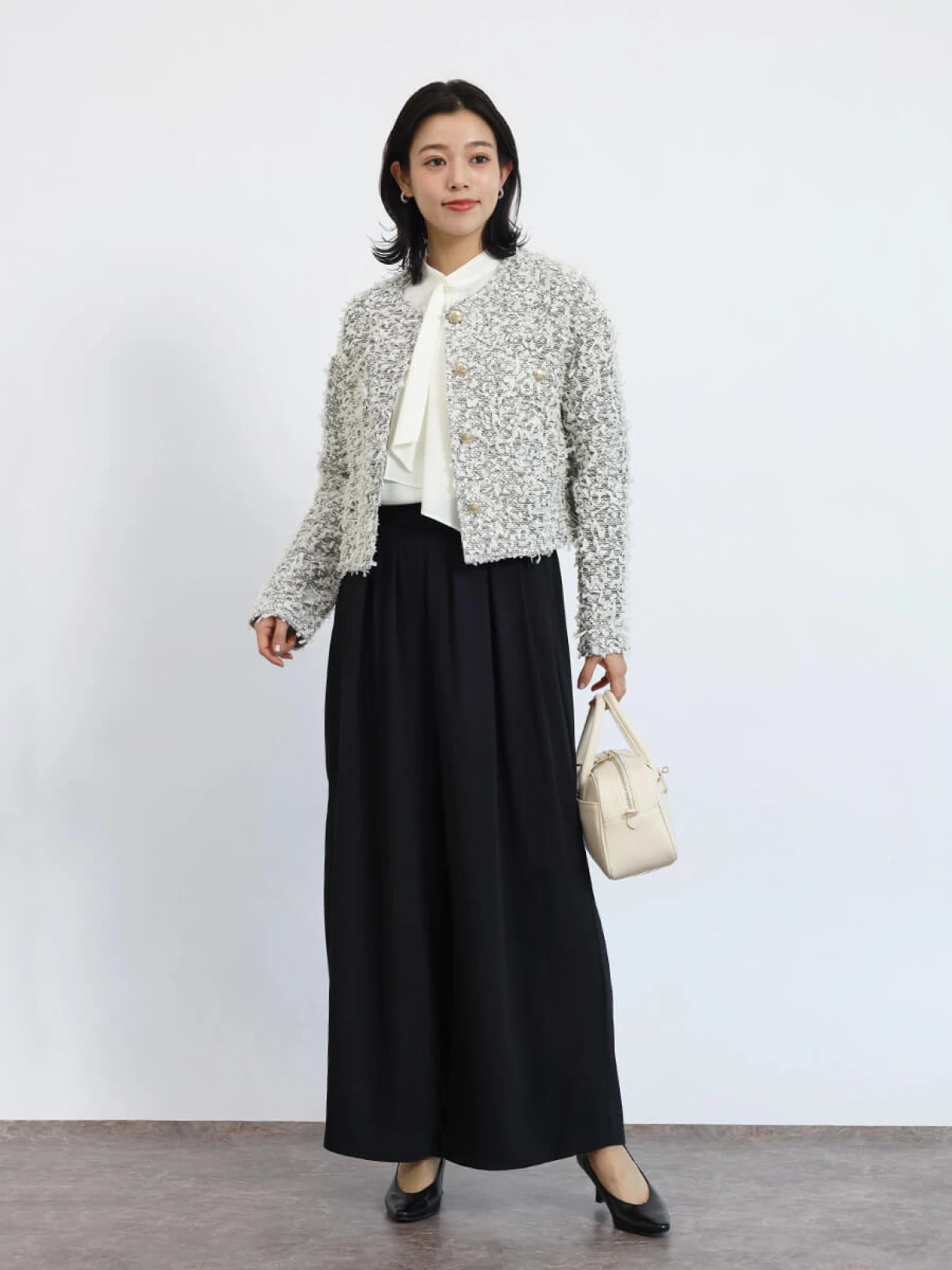 フロントタックとろみワイドパンツ - FENNEL - FENNEL｜YAMADAYA STORE