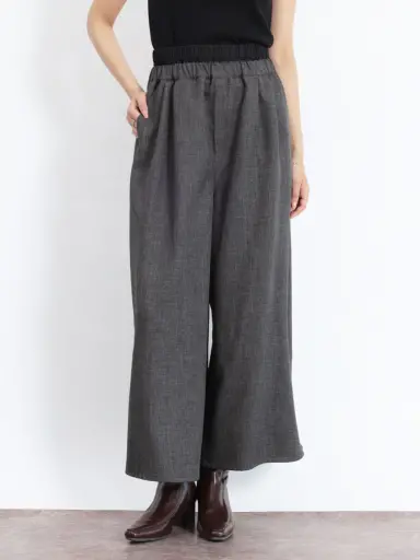 【定価19,800円】ヤマダヤ　日本製　ロングパンツ　ブラック　フェンネル　M 定価19,800円】ヤマダヤ 日本製 ロングパンツ ブラック