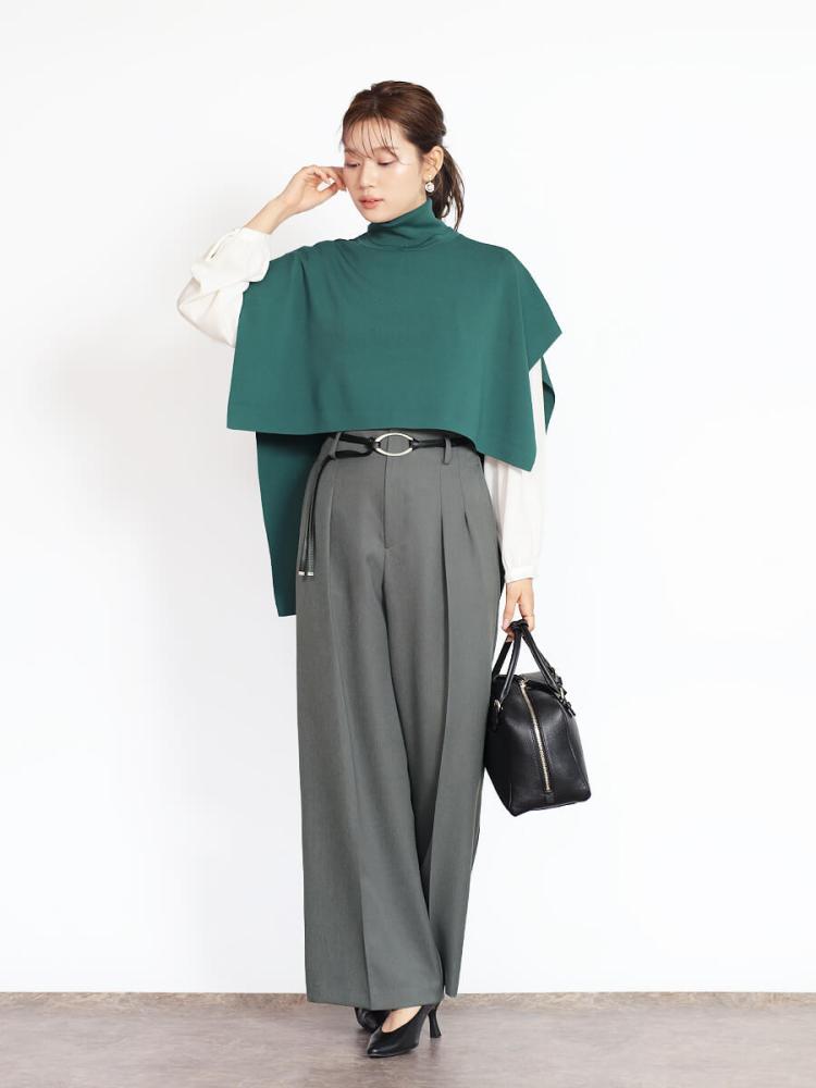新品　FENNEL ウエストリブリラクシーテーパードパンツ　スコットクラブ 新品 FENNEL ウエストリブリラクシーテーパードパンツ スコット
