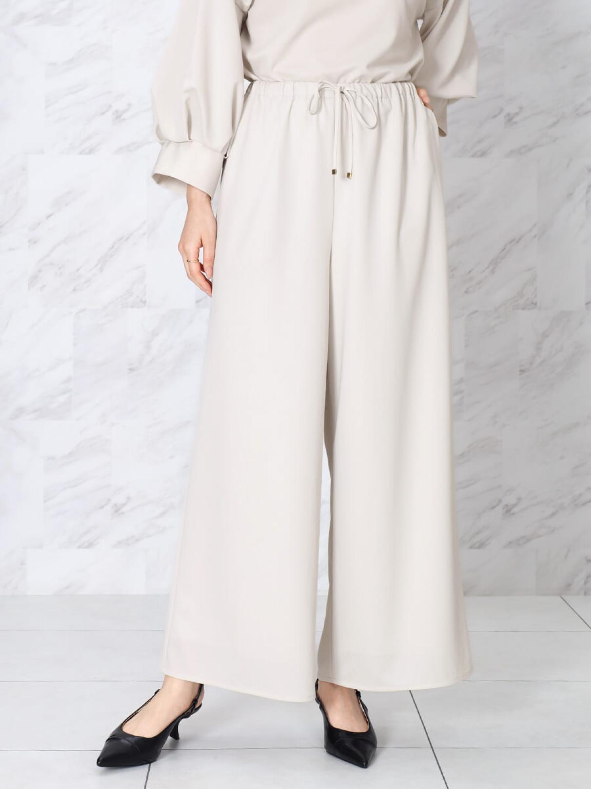 ジョーゼットドレープワイドパンツ - FENNEL - FENNEL｜YAMADAYA STORE