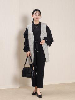 ヤマダヤFENNELフェンネル　クロップドテーパードパンツ （チャコールグレー） クロップドテーパードパンツ - FENNEL - FENNEL｜YAMADAYA STORE