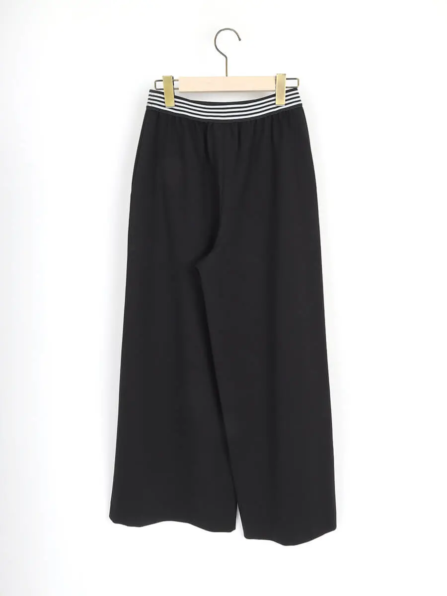 ボーダーウエストフラップワイドパンツ - FENNEL - FENNEL｜YAMADAYA STORE