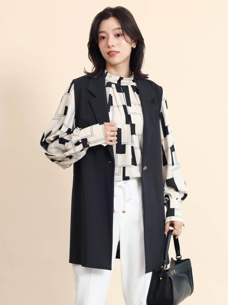 店頭販売中】FENNEL テーラードジレ ヤマダヤ ブラック✖︎ゴールド  