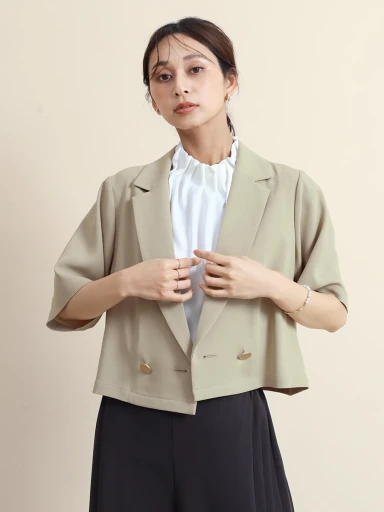 【新品未使用】ヤマダヤ　シアージャケット　fennel 新品未使用】ヤマダヤ シアージャケット fennel FENNELのノー