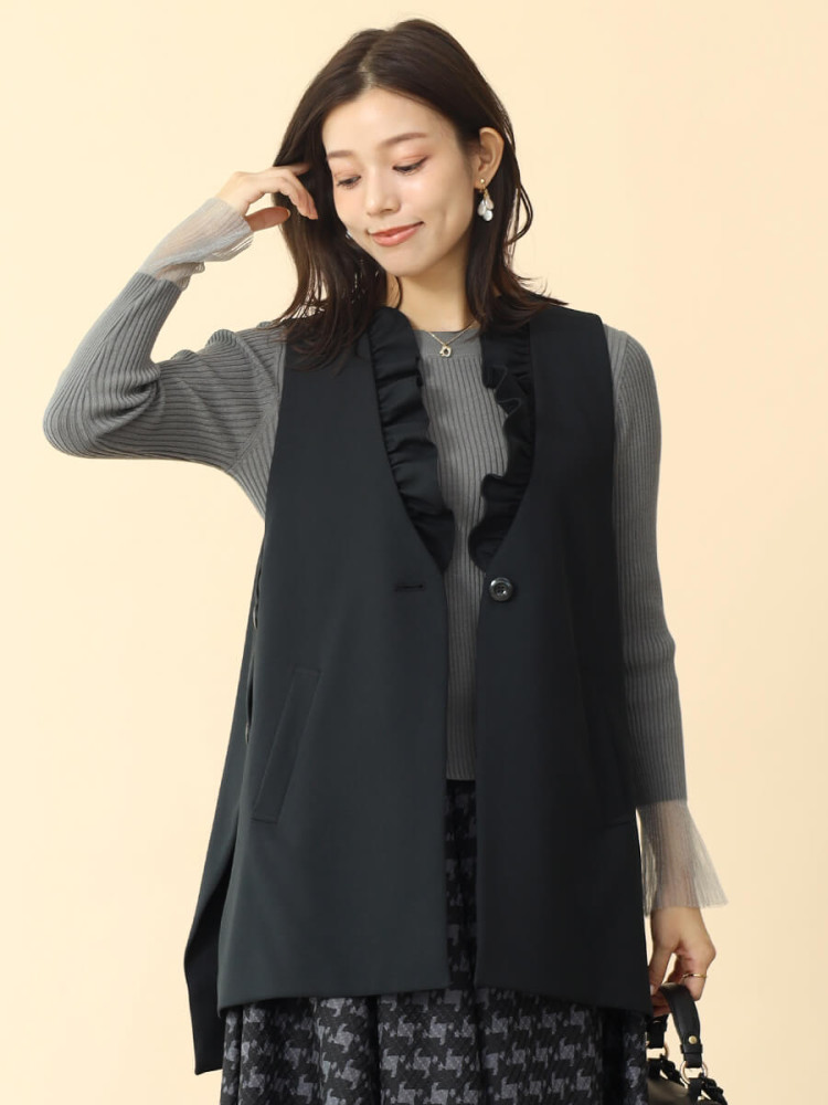 3WAYフリルジレ - FENNEL - FENNEL｜YAMADAYA STORE 