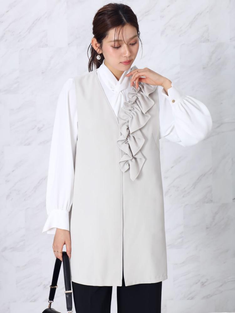 アシンメトリーフリルジレ - FENNEL - FENNEL｜YAMADAYA STORE