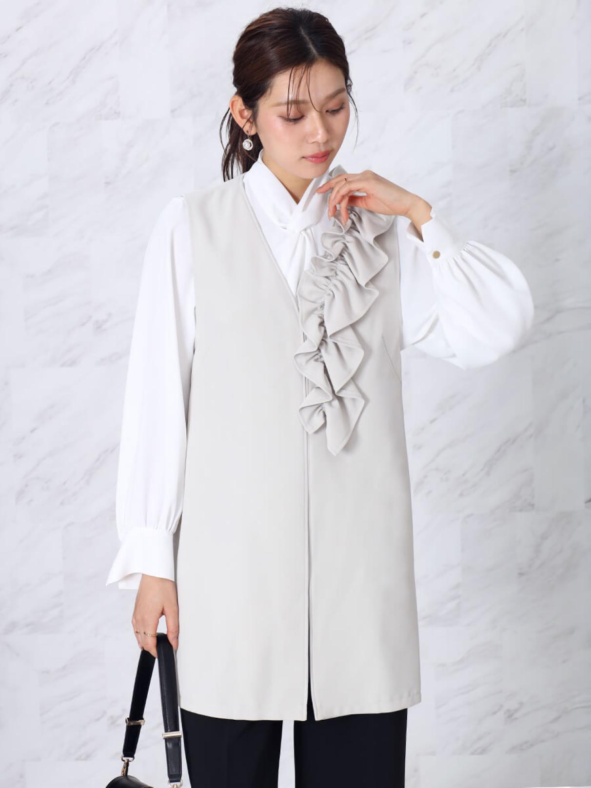 アシンメトリーフリルジレ - FENNEL - FENNEL｜YAMADAYA STORE