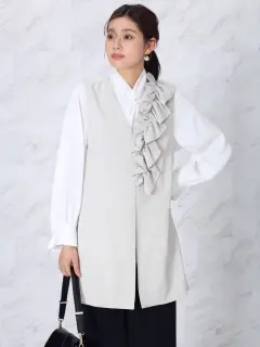 アシンメトリーフリルジレ - FENNEL - FENNEL｜YAMADAYA STORE