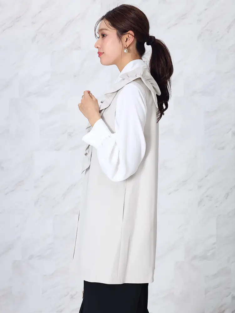 アシンメトリーフリルジレ - FENNEL - FENNEL｜YAMADAYA STORE