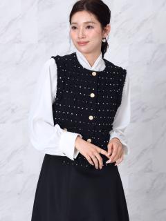 ドットツイードショートジレ - FENNEL - FENNEL｜YAMADAYA STORE