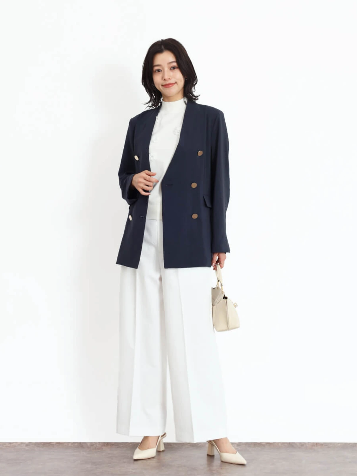 YAMADAYA【FENNELE】ノーカラーコート FENNELのノーカラージャケットの商品一覧｜ファッション通販の