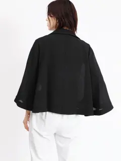 新品スコットクラブFENNEL フルジップノーカラーニット