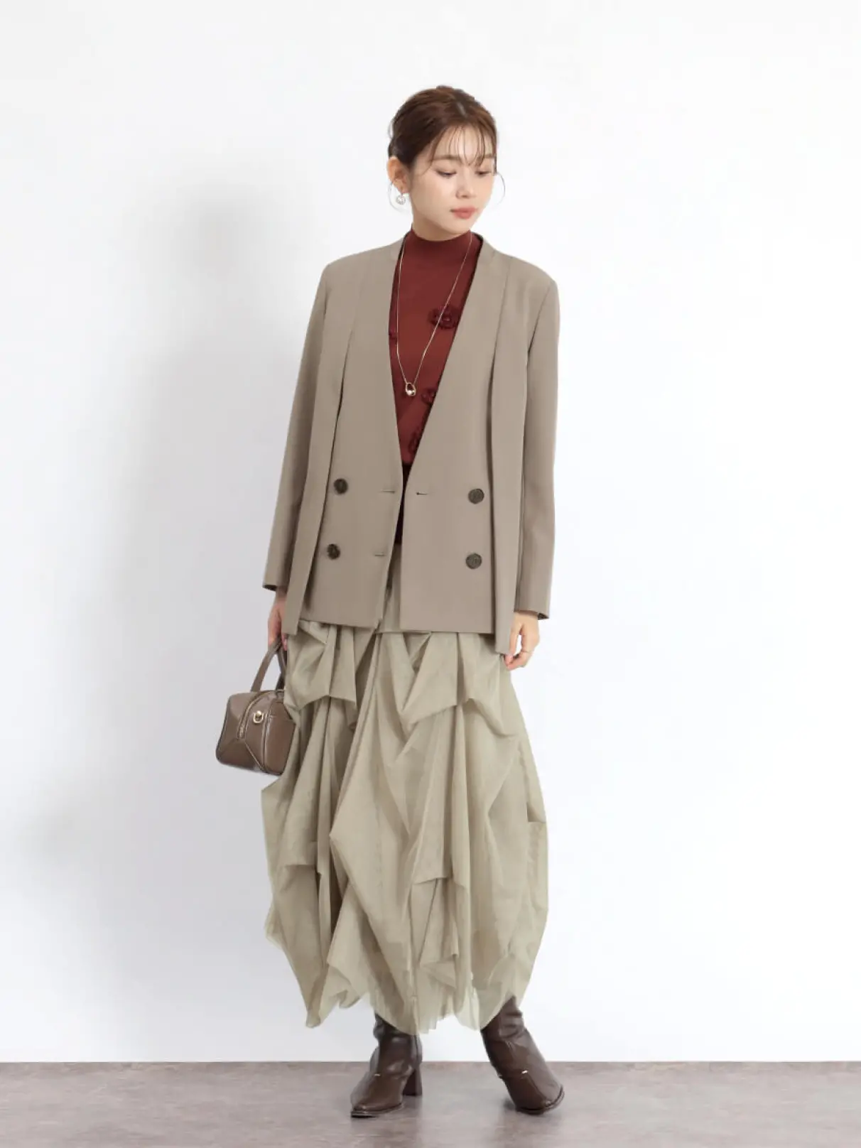 新品　FENNEL フェンネル　ヤマダヤ　ノーカラージャケット フリンジ　38 FENNELのノーカラージャケットの商品一覧｜ファッション通販の