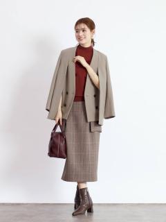 美品✨ヤマダヤ フェンネル 2023 ノーカラー セミロング ジャケット 美品✨ヤマダヤ フェンネル 2023 ノーカラー セミロング