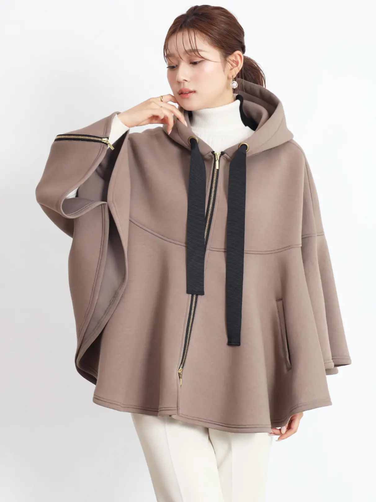Nala ナラ ウールケープコート ポンチョ nalaナラ Wool cape coat ポンチョ コート nalaナラ Wool cape