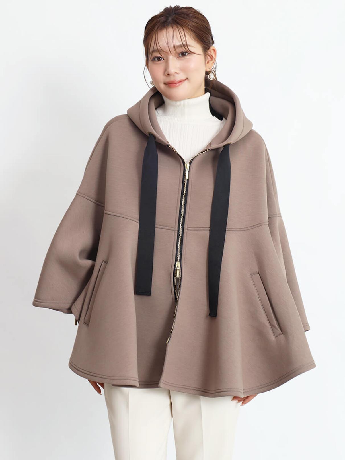 再入荷なし ラスト【新品未使用】ヤマダヤ フェンネル ファー付 フード ポンチョ FENNELのポンチョ/ケープの商品一覧｜ファッション通販の