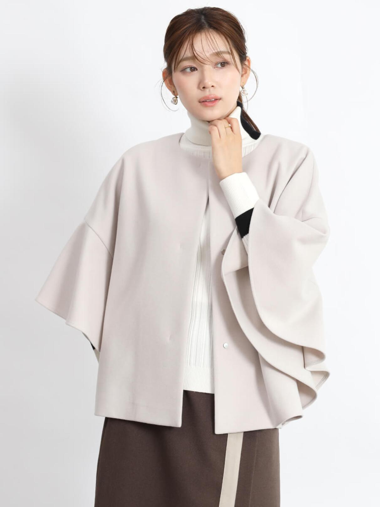 たこ焼き♡新品☆ネイビーノーカラージャケット☆YAMADAYA☆送料込み その他コートの商品一覧｜ファッション通販のYAMADAYA STORE