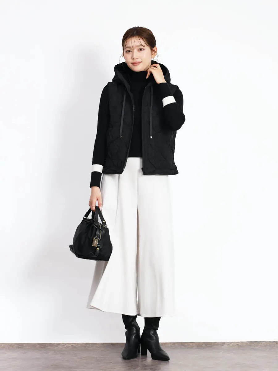 新品　ネイビー　 ノーカラー 　ジャケット　ヤマダヤ　フェンネル フェンネル ネイビー ツイード風 ノーカラージャケット - メルカリ