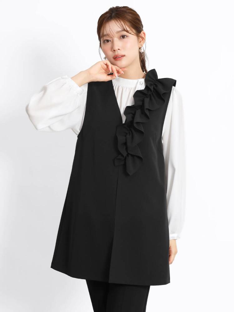 アシメラッフルフリルジレ - FENNEL - FENNEL｜YAMADAYA STORE