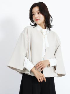 Fennel ケープジャケット ラインパールスリーブケープジャケット - FENNEL - FENNEL