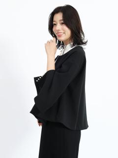 Fennel ケープジャケット ラインパールスリーブケープジャケット - FENNEL - FENNEL