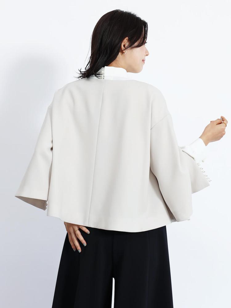 新品未使用　FENNEL　アウター 楽天市場】FENNEL フェンネル バックフリルノーカラージャケット