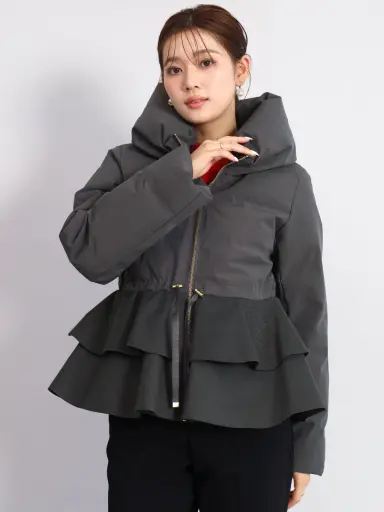 のちほど新品☆フランシュリッペ★ふりふりフリルダウンコート★ フリルペプラムダウンコート - FENNEL - FENNEL｜YAMADAYA STORE