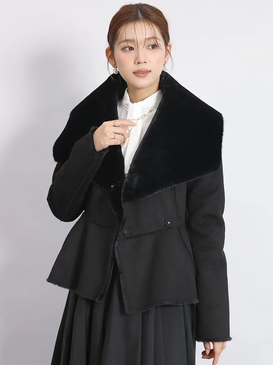 フェイクムートンビッグカラージャケット - FENNEL - FENNEL｜YAMADAYA