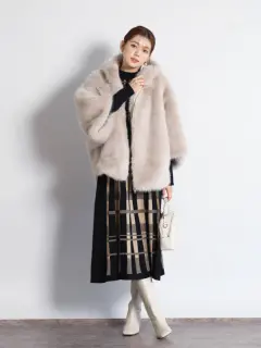 フーデッドボリュームファーコート - FENNEL - FENNEL｜YAMADAYA STORE