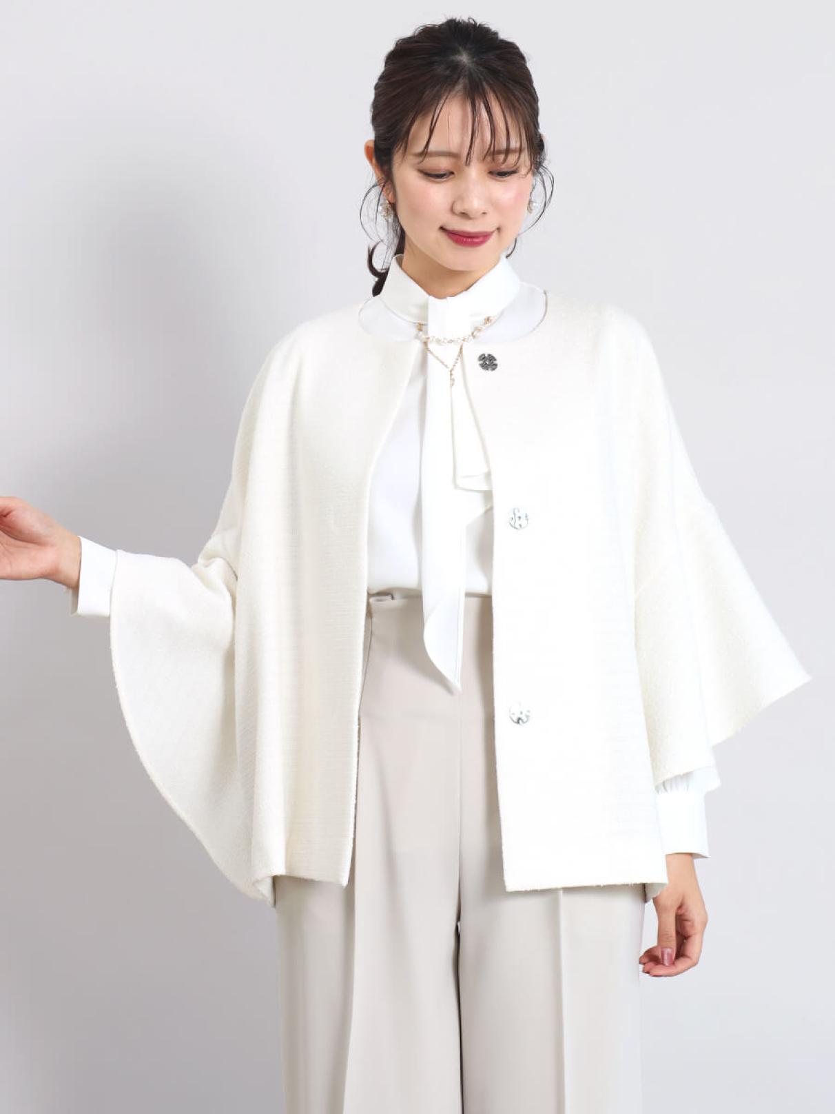 【新品未使用】ヤマダヤ　ラッフルスリーブジャケット　FENNEL ラッフルスリーブツイードジャケット - FENNEL - FENNEL｜YAMADAYA STORE