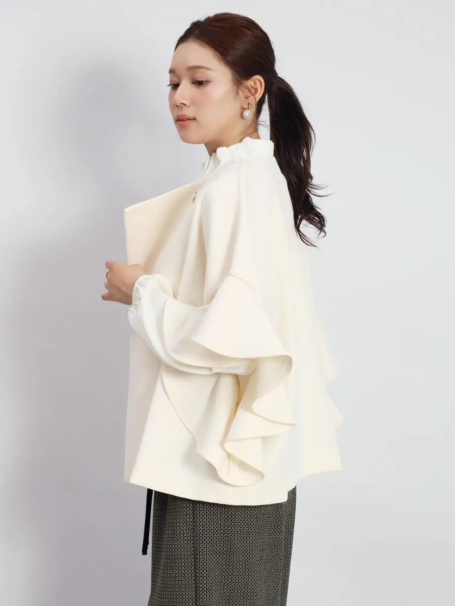 新品　今期　ヤマダヤ　fennel ドルマンスリーブコート　ジャケット FENNELのその他ジャケットの商品一覧｜ファッション通販の