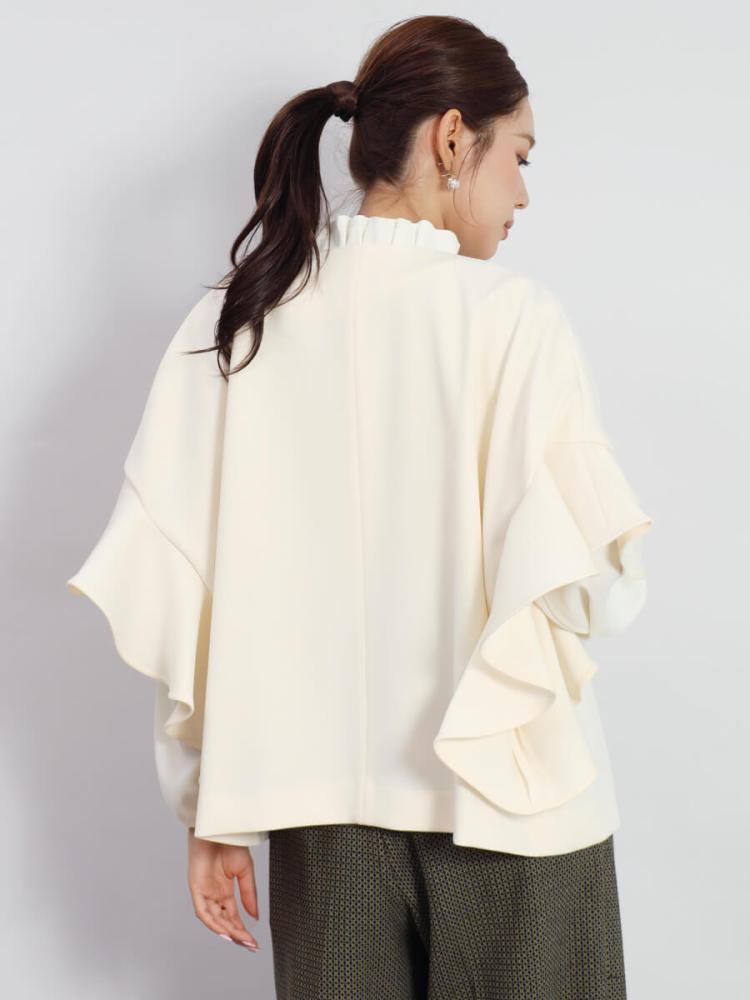 【新品未使用】ヤマダヤ　ラッフルスリーブジャケット　FENNEL YAMADAYA Vin FENNEL ラッフルスリーブジャケット