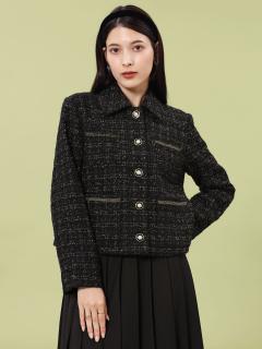 襟付きツイードショートジャケット - FENNEL - FENNEL｜YAMADAYA STORE