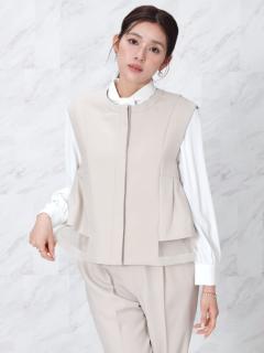 ベージュ　166cm