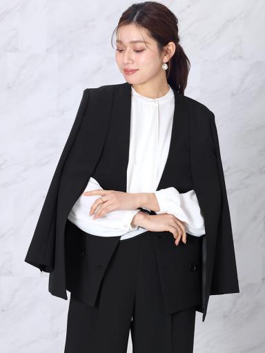 ダブルフロント2wayノーカラージャケット - FENNEL - FENNEL｜YAMADAYA