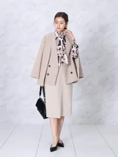 ダブルフロント2wayノーカラージャケット - FENNEL - FENNEL｜YAMADAYA