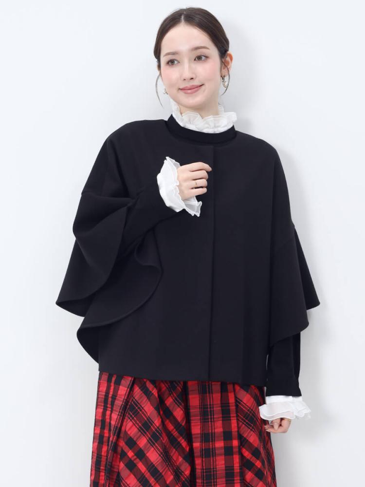 ラッフルスリーブウーリッシュアウター - FENNEL - FENNEL｜YAMADAYA STORE