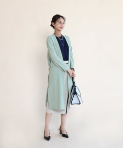 バックベルトノーカラーコート - FENNEL - FENNEL｜YAMADAYA STORE