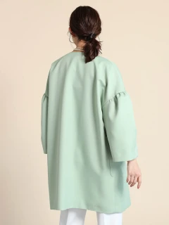 ギャザースリーブノーカラーコート - FENNEL - FENNEL｜YAMADAYA